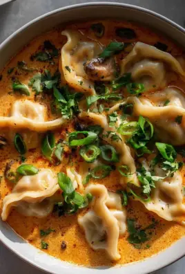 Schnelle Kokos Curry Suppe mit Klößchen