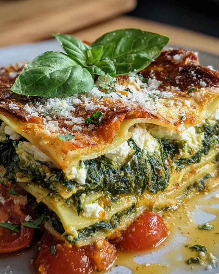 Spinatlasagne mit Feta und Tomaten – Schritt 1