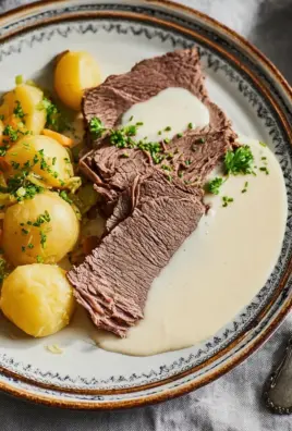 Tafelspitz mit Meerrettichsoße