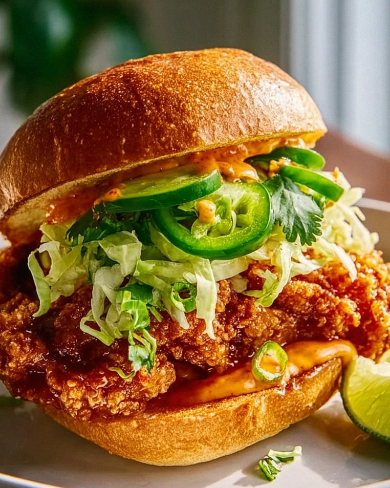 Thai Fried Chicken Sandwich