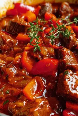 Ungarisches Paprika-Gulasch