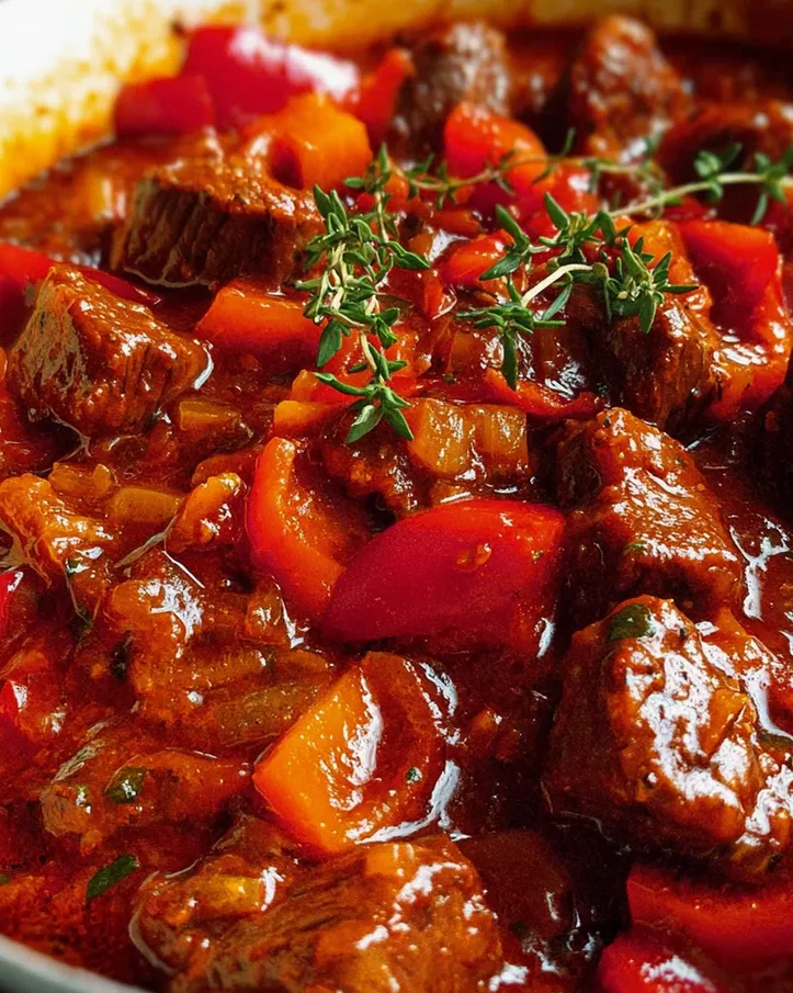 Ungarisches Paprika-Gulasch