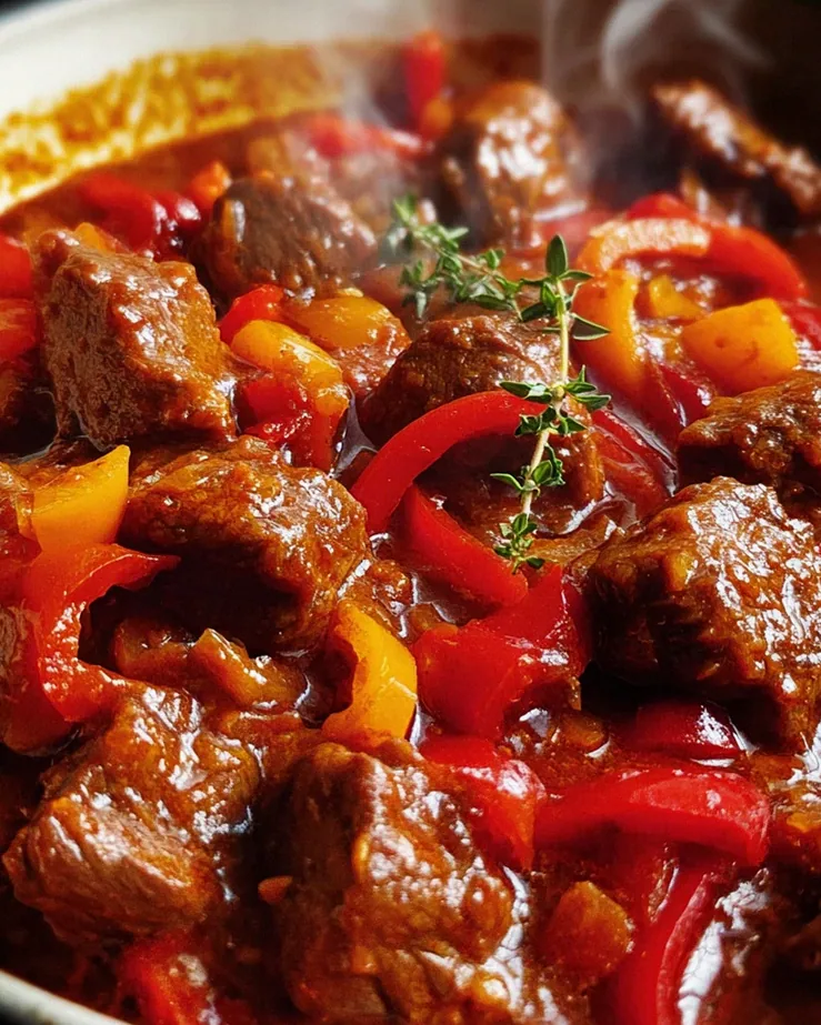 Ungarisches Paprika-Gulasch – Schritt 2