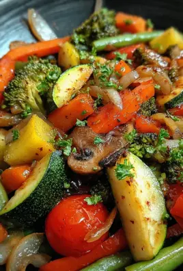 Vegetarische Gemüsepfanne