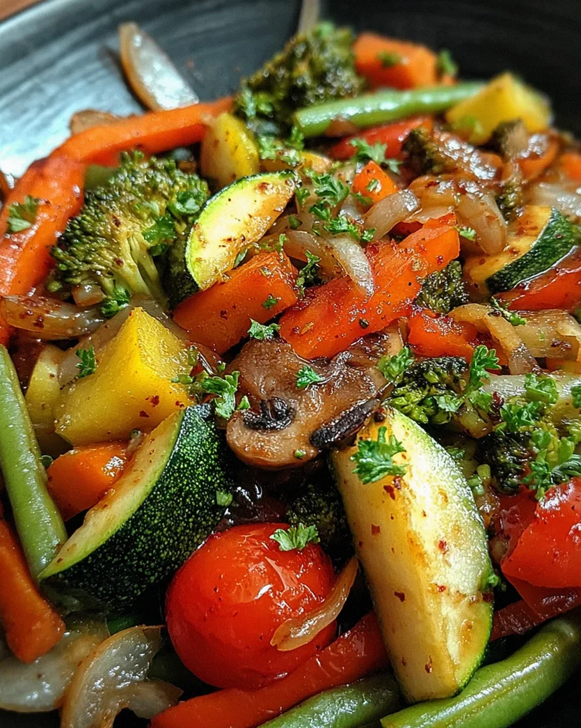 Vegetarische Gemüsepfanne
