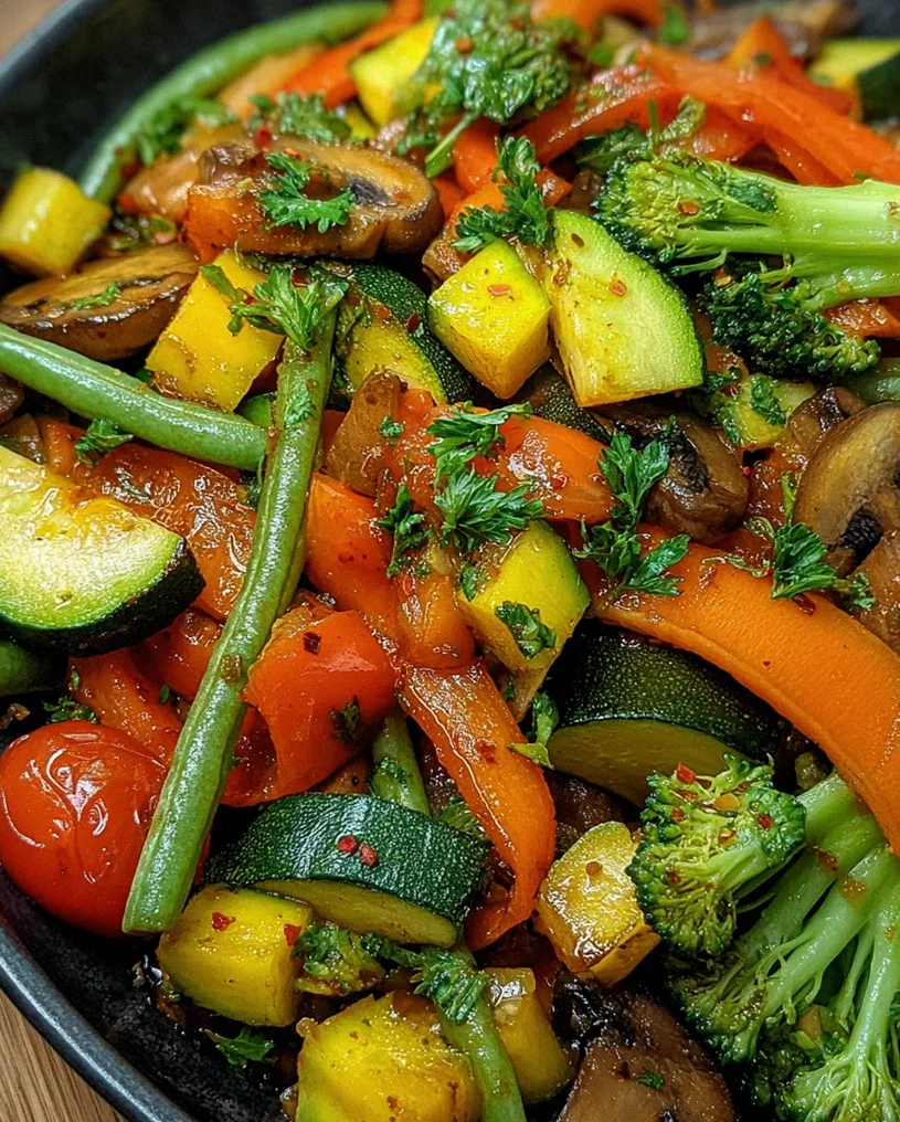 Vegetarische Gemüsepfanne – Schritt 1