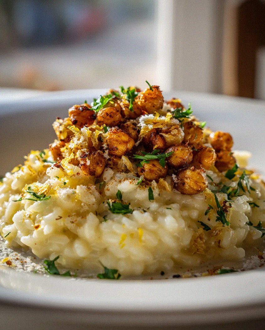 Zitronen Risotto mit Gebratenen Kichererbsen – Dein ultimatives Rezept – Schritt 1