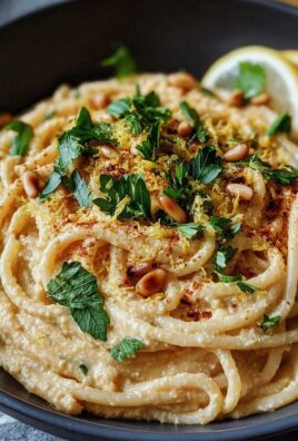 Zitronige Hummus-Pasta